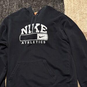 Nike Black Hoodie with White Logo